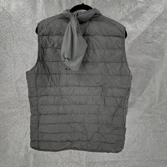Uniqlo Ultra Light Down Packable Puffer Vest Gray Sleeveless Size Large - Picture 2 of 8